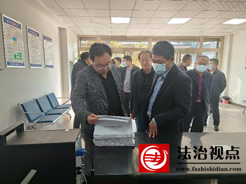 聊城市东昌府区司法局考察学习阳谷县阎楼司法所规范化建设和安全维稳工作