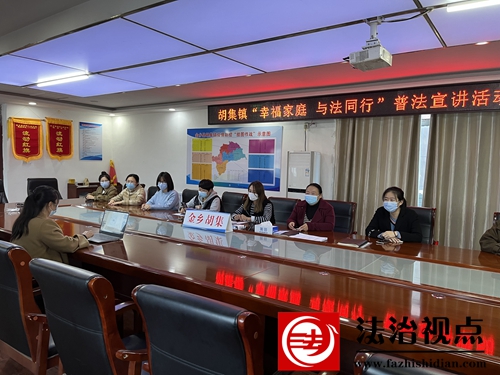 金乡县胡集镇举办“幸福家庭 与法同行”普法宣讲活动