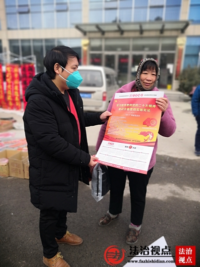 金乡县司法局司马司法所：普法迎新春  和谐过大年