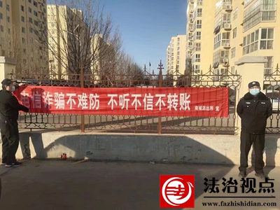 金乡县金乡街道开展反电信诈骗普法宣传活动