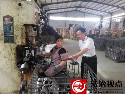 临清市司法局唐园司法所：开展企业法律需求调研活动
