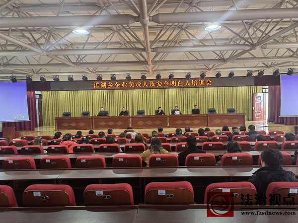 洋湖乡强化安全培训，筑牢企业发展根基