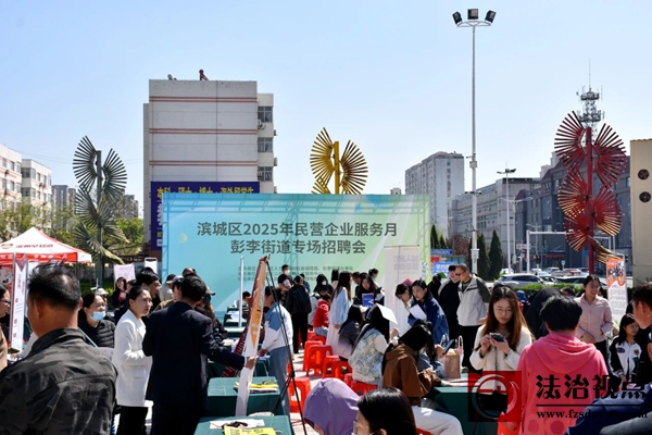 滨城区2025年民营企业服务彭李街道专场招聘会成功举办