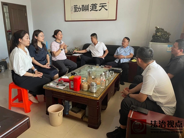滨州新能源集团无棣新财公司执行董事周磊一行到海丰街道调研