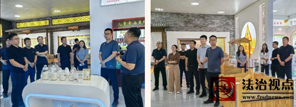 滨州市中青年培训班到海丰街道丰香园食品股份有限公司调研