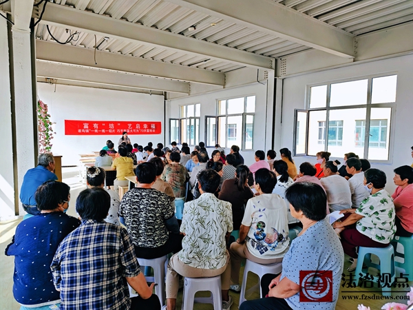【共富有“坊” 艺启幸福】流坡坞镇开展“一纸一线一铝管 巧手