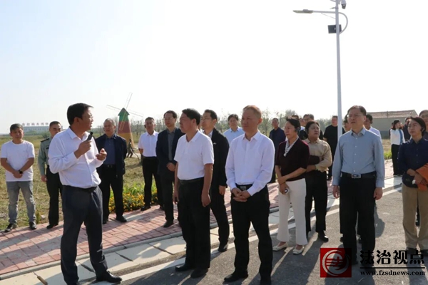 滨州市政协主席范连生到水落坡镇考察调研