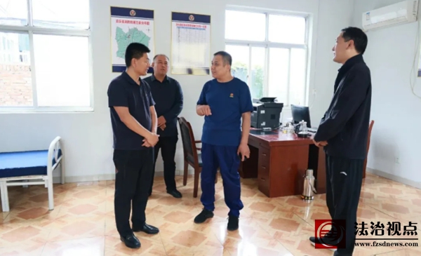 沾化区应急管理局党委书记李方建一行到泊头镇调研