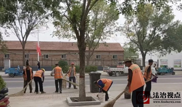 碣石山镇：扮靓环境齐整治 全域新颜迎“双节”