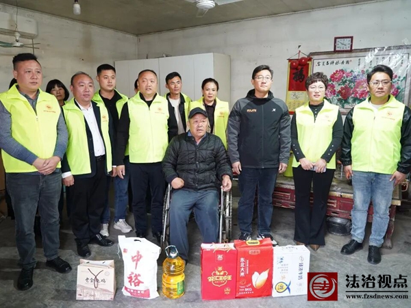 翟王镇携手阳信星链联盟开展九九重阳送温暖活动