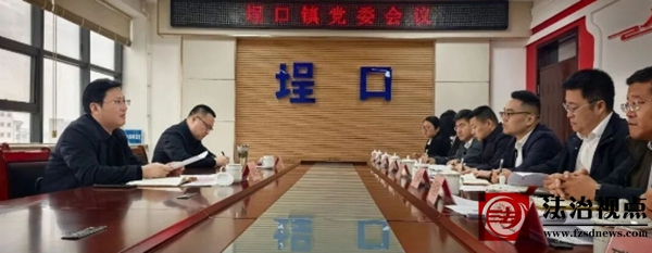 县委常委、副县长刘海青列席指导埕口镇党委会议